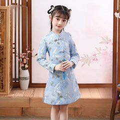 Kids Clothes Children's Clothing Chinese Traditional Dress Cosplay Costumes Girls Hanfu Ethnic Style Princess Party Dresses