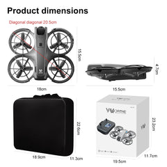 Lenovo V666 Mini Drone 4K Professional Aerial 8k Dual Camera Intelligent obstacle avoidance  Brushless Quadcopter Kid RC Toys