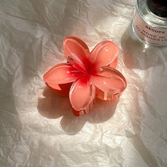 Bohemian Floral Hair Claw Clip – Hawaiian Beach Style