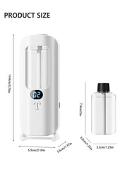 Automatic Aromatherapy Machine And Air Humidifier With Digital Display And Colored Lights -Machine Office Home, And Bathroom Home Decor