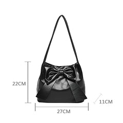 Fashion Bow Shoulder Handbag for Women – Versatile Style