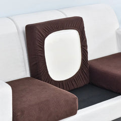 2/3pcs Couch Covers Stretch Cushion Covers Sofa Seat Cushion Slipcover Cushion Protector For Bedroom Office Living Room Home Dec