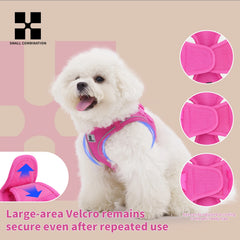 Dog Harness Leash Set for Small Medium Dog Adjustable Reflective Puppy Cat Harness pet Vest Chihuahua Dachshund Outdoor Walking Pet Shop