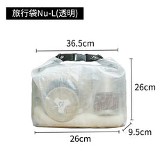 Foldable Waterproof Dry Bag, Oxford Cloth Portable Storage Pouch for Camping, Hiking & Swimming