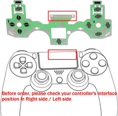 10Pcs for Ps4 Ps5 Repair Jdm 030 040 050 Controller Conductive Film Keypad Flex Cable Buttons Ribbon Circuit Board Drop Shipping