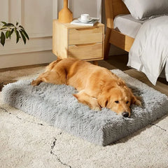 Extra Large Dog Bed, XL Orthopedic Egg Crate Foam Dog Bed with Removable Washable Cover, Waterproof Dog Mattress Nonskid Pet Shop
