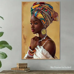 Modern Minimalist African Canvas Wall Art Home Decor