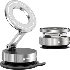 Magnetic Suction Cup Car Mount – 360° Foldable Holder