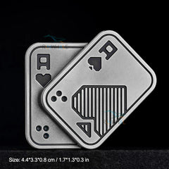 EDC Push Slider Metal Fidget Anti Stress Toys Adults Finger Spinner Poker Relieve Anxiety Toy Portable Pop Magnetic Slider Games