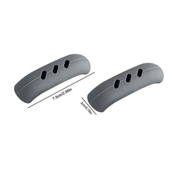 2Pcs Silicone Pan Handle Cover Heat Insulation Assist Handle Holder Grip Sleeve Kitchen Gadgets
