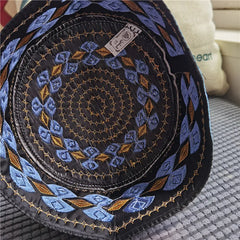 New Muslim Men Prayer Hats Cotton Embroidery Leisure Saudi Arabia Islamic Hat muslim turban Jewish Cap Men Headscarf Clothing