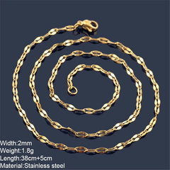 Y2K Boho Cross Our Lady Necklace for Women Golden Jesus Angel Choker Diy Pendant Stainless Steel Chain High Quality Jewelry