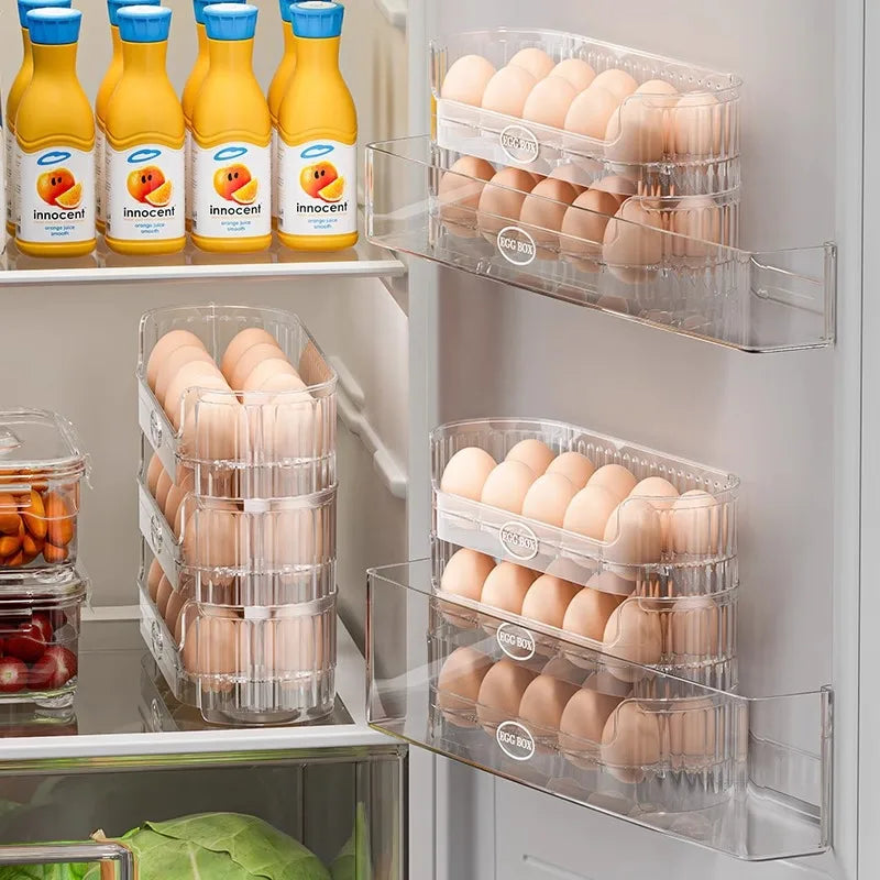 10-Grid Egg Storage Organiser – 1, 2, 3 or 4 Pieces