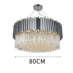 Luxury Crystal LED Ceiling Lamp Modern Gold Silver Living Room Chandelier Home Decoration Dining Room Pendant Lights