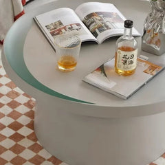 Hot Sale Nordic Coffee Table, Creative Round Living Room Table, High-end Light Luxury Side Desk, Modern Simple Living Room Furniture