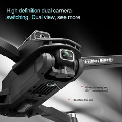 V168 MAX GPS Drone Professional 8K Camera Aerial FPV Brushless Avoiding Obstacle with Large Screen Remote Control Folding Drones