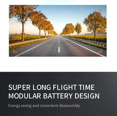 E88 ProIntelligent Folding Drone Supports single/Dual Camera Switching 4KPicture Quality+Wide-angle Shooting WiFiDirect Real-Tim
