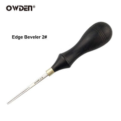OWDEN #1-5 Leather Edge Beveler Tool Leathercraft Skiving Tool for Hand Leather Sharpness Professional Chamfering Edge Beveler