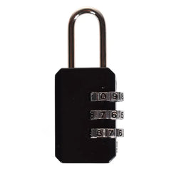 3 Digit Resettable Combination Padlock Luggage Case Padlock Box Black Lock Coded Lock School Gym Locker Sheds 2022