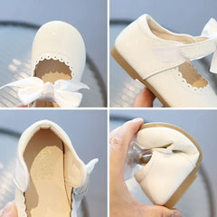 2025 Spring Autumn Little Toddler Girl Leather Dress Shoes Kids Cute Oxfords Bright Colors Girls Party Performance Dance Shoes