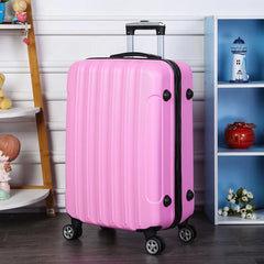 Fashionable  Ladies Luggage Suitcase with Mother-Child Design Universal Wheels Travel Bag 2024 Spring New Style ABS Mate...