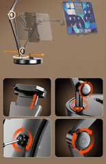 1Pc Mobile Phone Holder,special Bracket for Overhead Shooting,desktop Live Shooting, Food Recording Video,unpacking Vlog Bracket