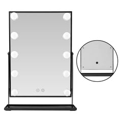 Dimmable Dressing Vanity Mirror LED Makeup Mirror Wall Bulbs Vanity Mirror for Home Bathroom Bedroom Decoration