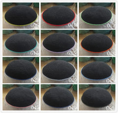 HIGH QUALITY HANDMADE BLACK KNITTED YARMULKE KIPPAH KIPPOT DIFFERENT SIZES