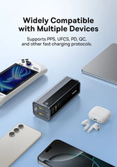 Baseus 145W Power Bank 20800mAh Dual USB A USB C PD 100W Fast Charging Digital Display Portable PowerBank for Laptop Phone Steam