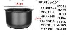 Electric Pressure Cooker Liner 1.6/3L/4L/5L/6L Non-stick Rice Pot Gall Black Crystal Inner Accessories Cooker Parts suit Midea Kitchen Tools, Cooking Utensils