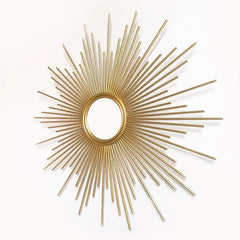 European Decorative Mirror Metal Wall Decorations Gold Sunglasses Creative Living Room Background Wall Decoration Home Decor