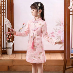 Kids Clothes Children's Clothing Chinese Traditional Dress Cosplay Costumes Girls Hanfu Ethnic Style Princess Party Dresses