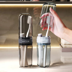 1PC Toothbrush Travel Containers Transparent Portable Toothbrush Case Outdoor/business Trip/travel Acessories