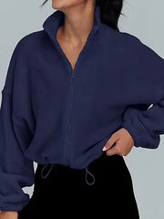Women’s Polar Fleece Zip Hoodie Jacket