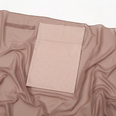 Premium Chiffon Hijab With Bulit-in Magnets Solid Color Easy To Wear Shawl Wrap With Undercap For Muslim Women