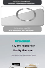 Thin Frameless Ultra Thin Magnetic Phone Case for Samsung Galaxy S25 Ultra S25 S24 S23 S22 Plus PC Hard Protective Cooling Cover
