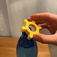 Unique Multi-function Bottle Cap Opener Yellow Plastic Rotary Bottle Opener Bar Supplies Bottle Opener Kitchen Tool