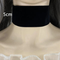 Fashion Sexy Punk Gothic Black Velvet Choker Necklaces Simple Vintage Clavicle Neck Chain Girls Party Jewelry Accessories