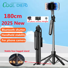 COOL DIER Tripod with Bluetooth Shutter & Phone Holder