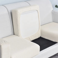2/3pcs Couch Covers Stretch Cushion Covers Sofa Seat Cushion Slipcover Cushion Protector For Bedroom Office Living Room Home Dec