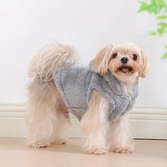 Winter Pet Puppy Hoodie Sweater For Small Medium Dogs Cats Warm Fleece Dog Clothes Coat Yorkshire Chihuahua Jacket Pug Costume