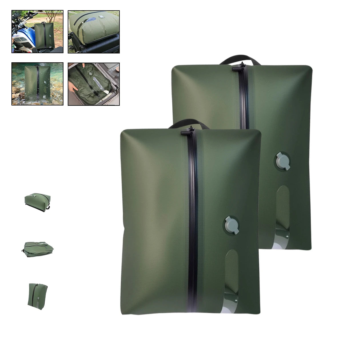 New Reusable Vacuum Bags for Travel Dustproof Space Saver Vacuum Compression Bag Waterproof Luggage Vacuum Storage Bag