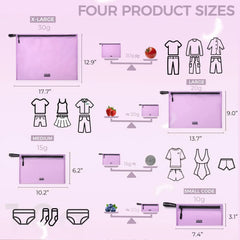 Ultralight Travel Packing Organizers Waterproof Nylon Zipper Pouch Luggage Suitcase Storage Bag for Clothes Cosmetics Toiletries