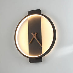 Nordic LED Wall Clock Lamp – Modern Decor Wall Light