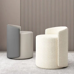 Modern Round Makeup Stool for Dressing Table & Living Room