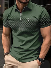 Men's Golf Polo Short Sleeve Polo Shirt Outdoor Casual Daily Streetwear Summer 3D Print Micro-elastic Polyester