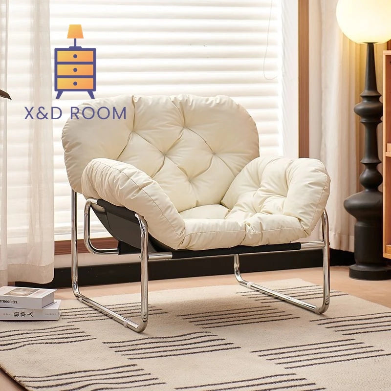 X&D Italian Style Single Corner Sofa Chair Retro Style Indoor Clothing Store Photo Chair Modern And Antique Style Balcony Leisure Chair Living Room Furniture