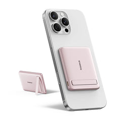 Baseus Qi2 Magnetic Power Bank With Kickstand PD 20W 5000mAh Portable Wireless Fast Charging PowerBank For iPhone Samsung Xiaomi