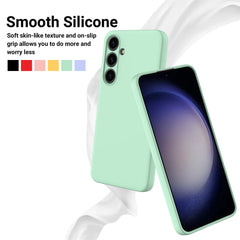 Delicate Liquid Silicone Camera Lens Protector Cases For S23 S24 S25 FE For Samsung Galaxy S23 S24 S25 S26 UItra Plus soft Cover