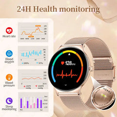 2026New 7.9mm Ultra-Slim SmartWatch Women Health Monitoring Always-On Display 100 +Sports Modes Bluetooth Call Smart Watch Women